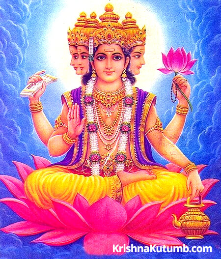 Dioses Hindúes - Brahma es el creador o generador de todo este universo