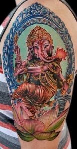 Dancing Ganesha Tattoo