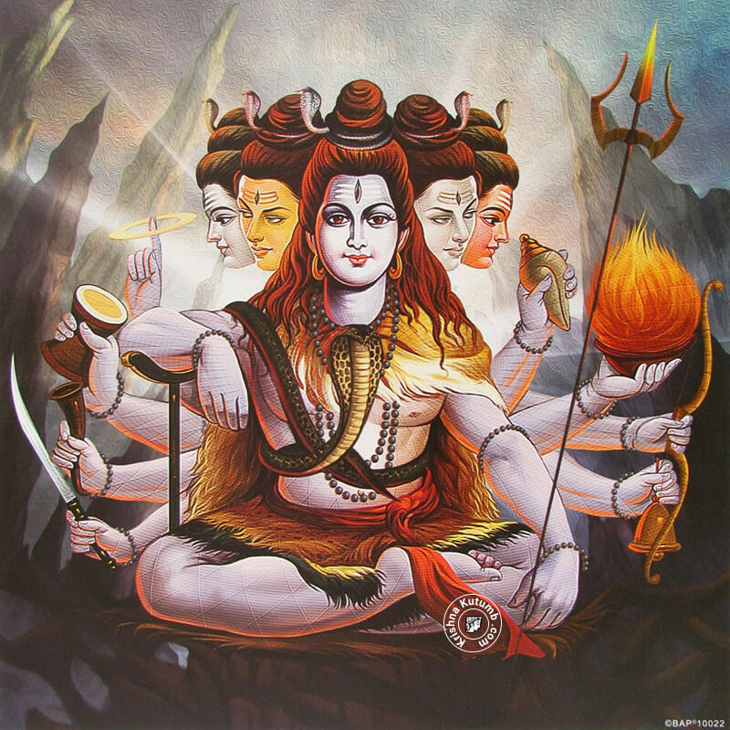 Panchamukhi Shiva - Krishna Kutumb