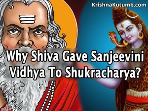 Why Shiva gave Sanjeevini Vidhya to Shukracharya - Krishna Kutumb