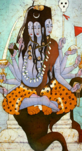 Shiva wearing Tiger and Elephant Skin